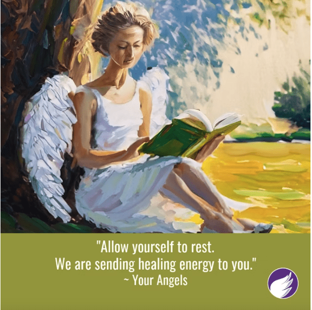 The Gift of Rest: Receiving Healing Energy from Your Angels